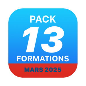Pack 13 formations mars 2026