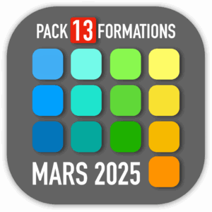 Pack 13 formations mars 2026