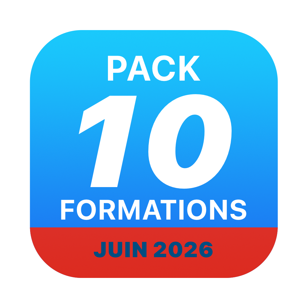 Pack 10 formations juin 2026