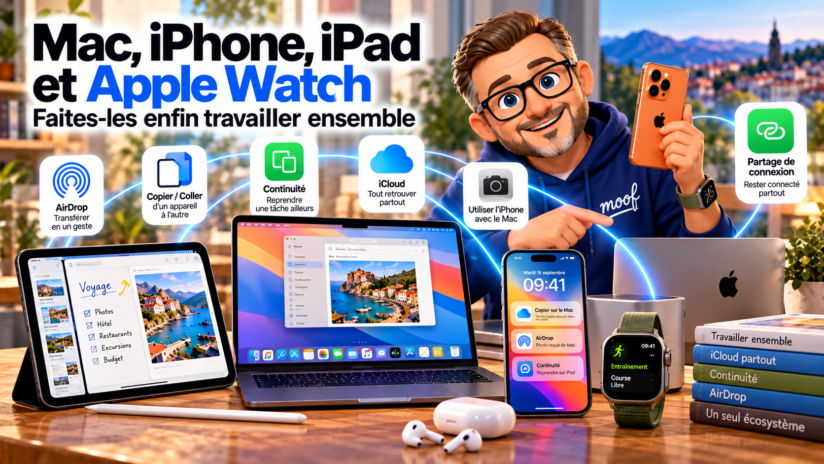 Mac, iPhone, iPad et Apple Watch — Faites-les enfin travailler ensemble
