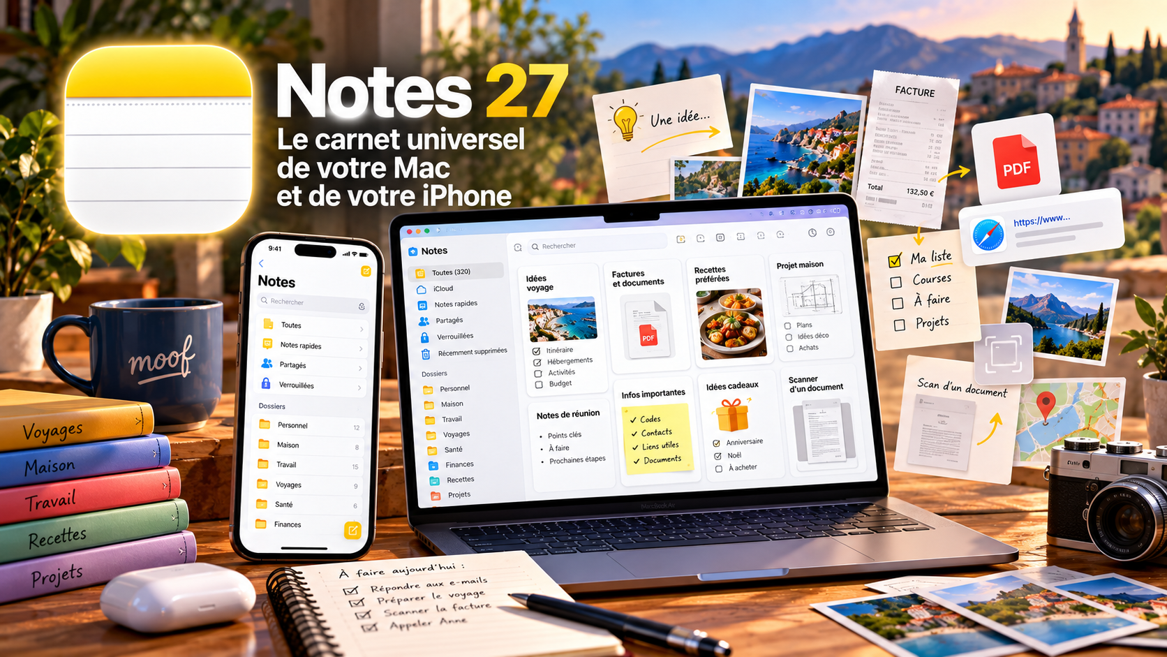 Notes 27 — Le carnet universel de votre Mac et de votre iPhone