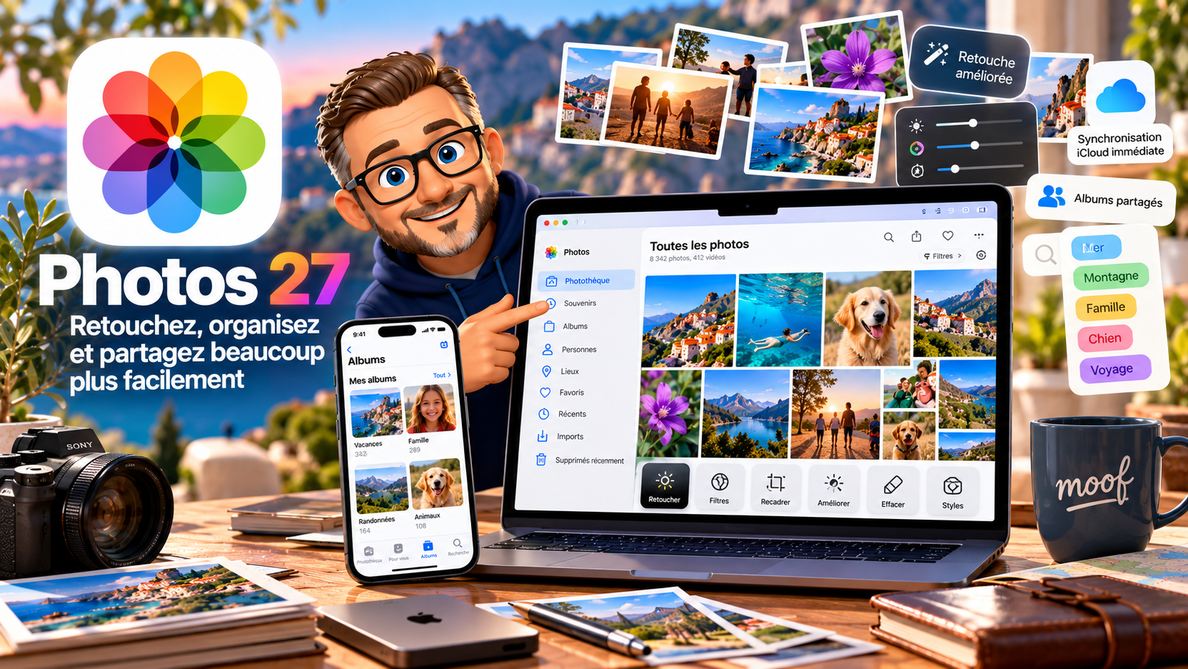 Photos 27 — Retouchez, organisez et partagez beaucoup plus facilement