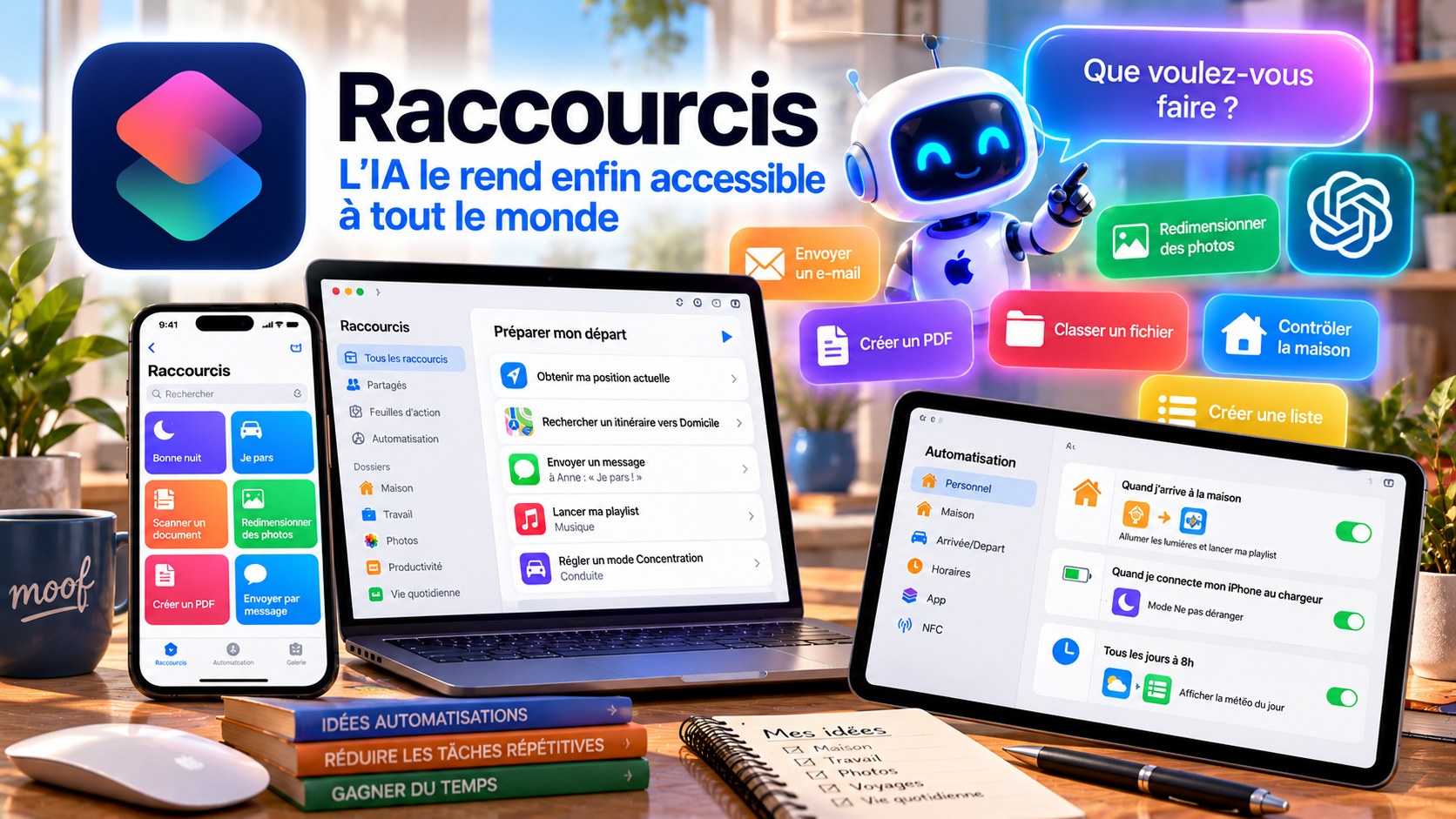 Raccourcis — L’IA le rend enfin accessible à tout le monde